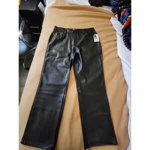 Time‎ & Tru HR Leather Pant Black Soot Size 16